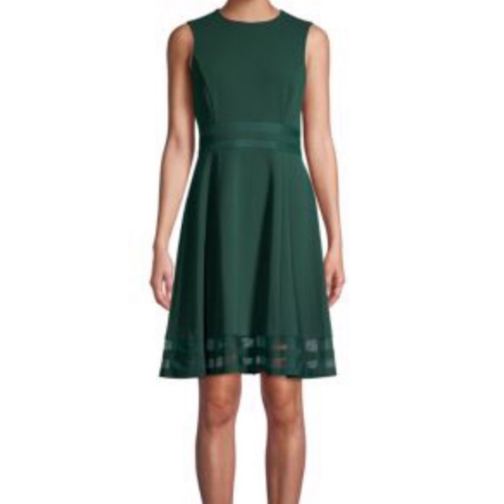 Calvin Klein Sleeveless Illusion Dress Sz. 2 NWT